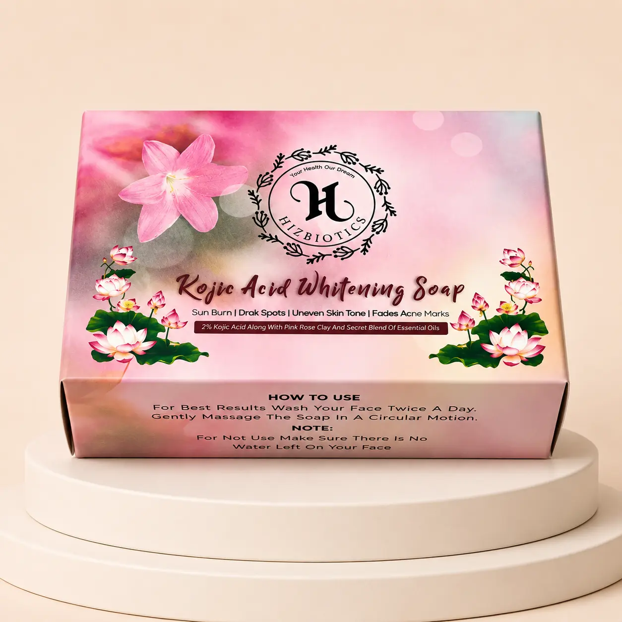 Hizbiotics Kojic Acid Brightening Soap