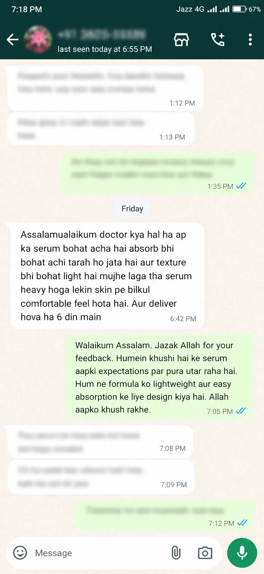 Custom Serum customer review
